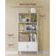 Natalio 154.5cm H x 74cm W Bookcase