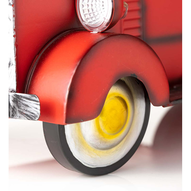 Accent solaire de jardin pour camionnette, Rouge