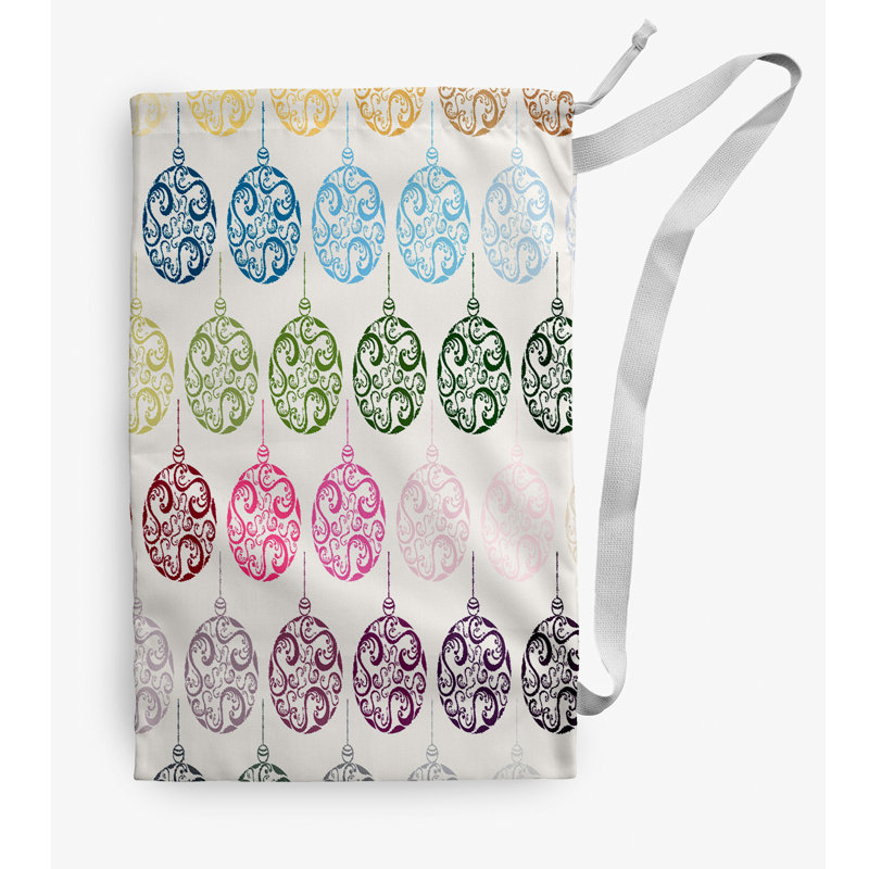Fabric Laundry Bag with Handles, Small (29" H x 18" W), Multi