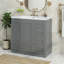 Meuble-lavabo sur pieds 36 po avec lavabo à fermeture douce et 2 portes 36 po Shaker-1502672825