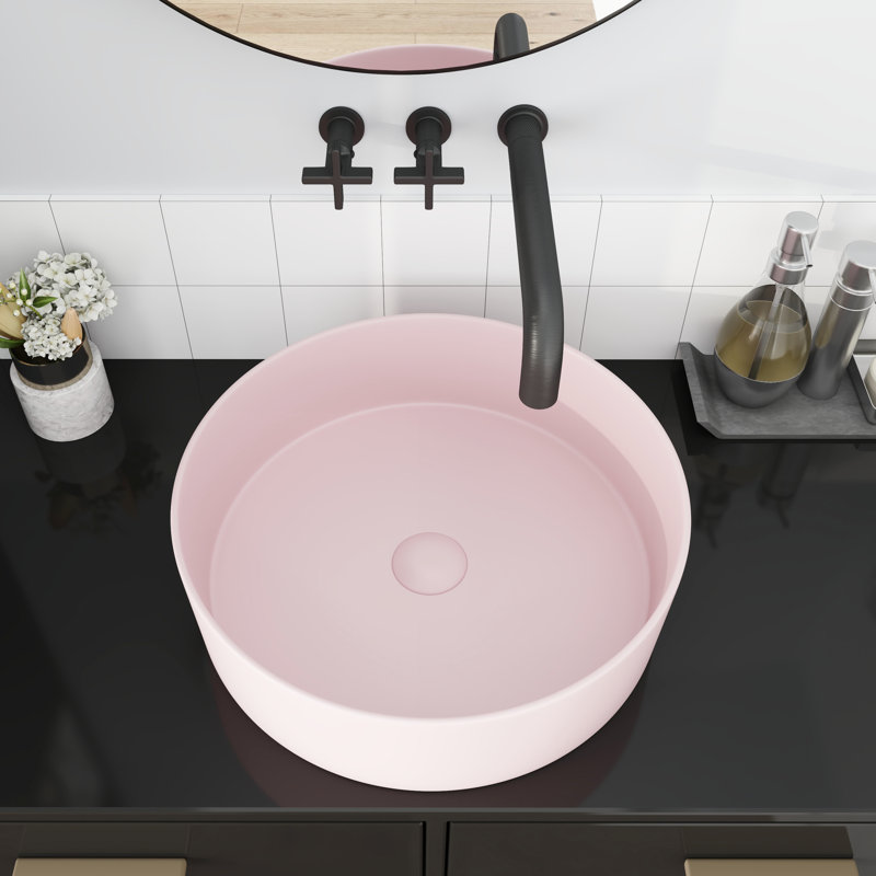 Lavabo pour salle de bain Malwae, Pink