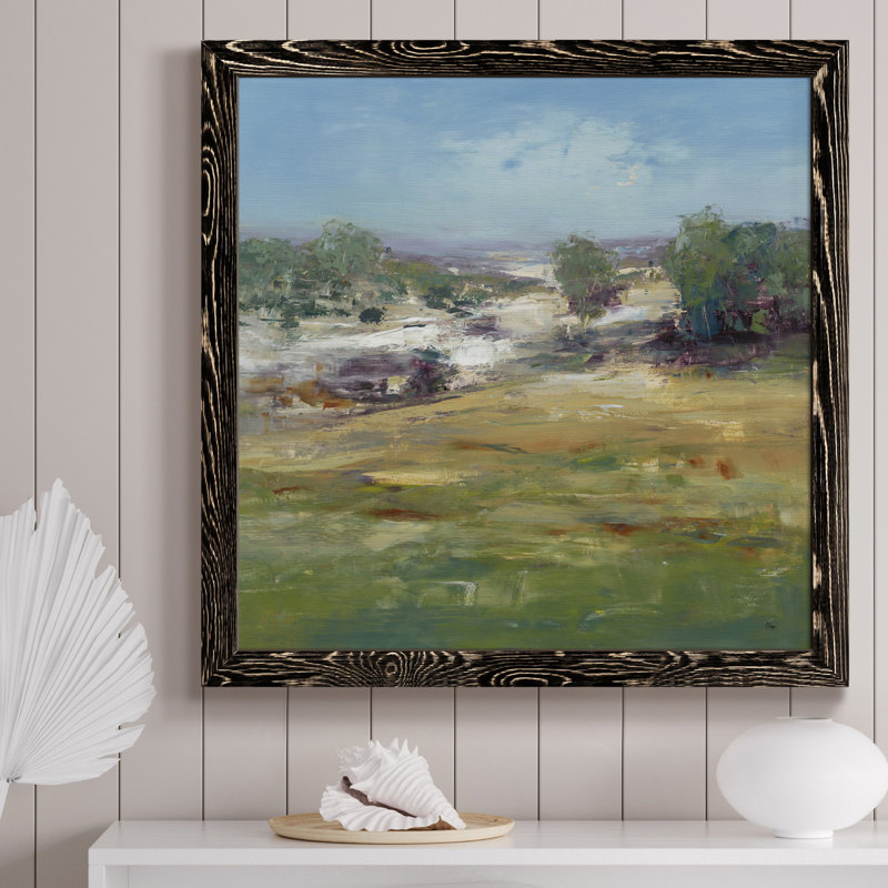 Toile encadrée de qualité supérieure - prête à être accrochée, Cadre noir, H 35,5 po x l 35,5 po x P 1,5 po