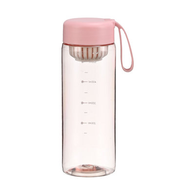 Water Bottle Sports Water Bottle 16.9 Ounce Labeled Motivational Bottle 500ml Portable Leak Proof Sports Water Bottle Suitable For Outdoor Fitness In Women's Gyms