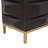 Wooden 1 Shelf and 2 Doors Geometric Room Cabinet