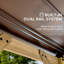 Cedar Wooden Gazebo EGGI - 3.96m x 3.96m, Anthracite-84304158