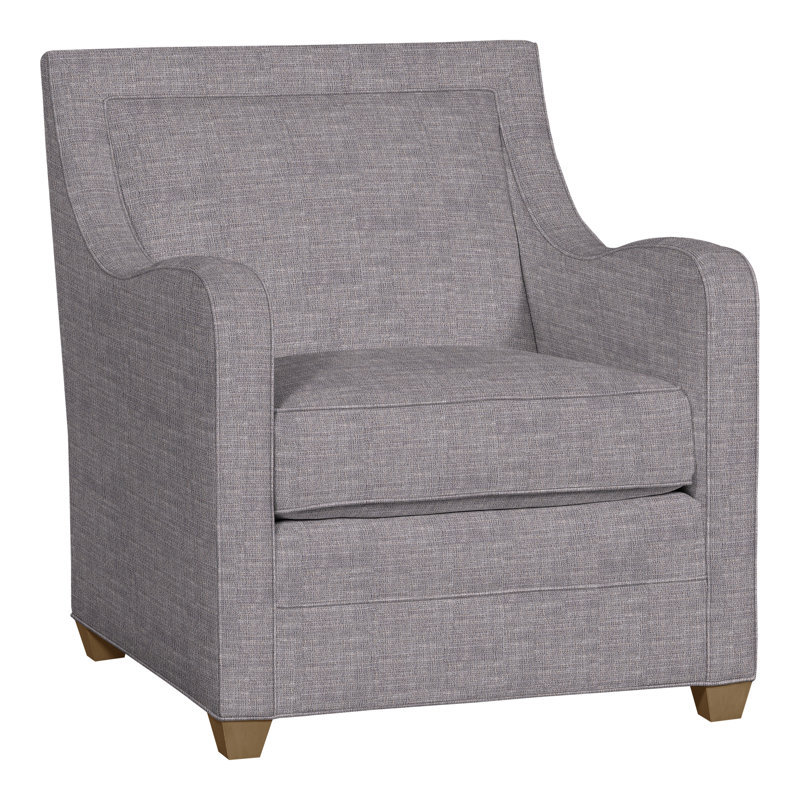 Haden 31.5" Chair, Hampton, Nomad Slate Crypton® Chenille