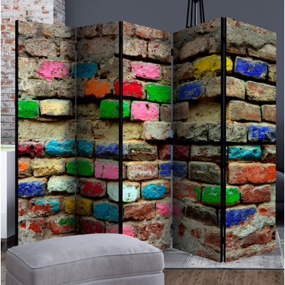 Havisham 172cm H Folding Room Divider