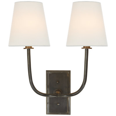Thomas O'Brien Hulton Double Sconce