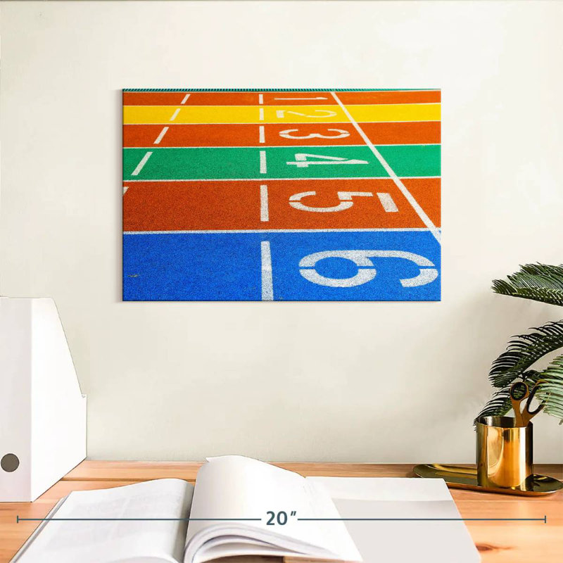 Running Track, 8" H x 12" W