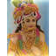 Bhagawan Krishna jouant de la flûte | Peinture à l'huile sur toile | Avec cadre | Bhavya Murarka