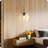 Slavo 1- Single Pendant Light With Clear Glass Shade-1641326297