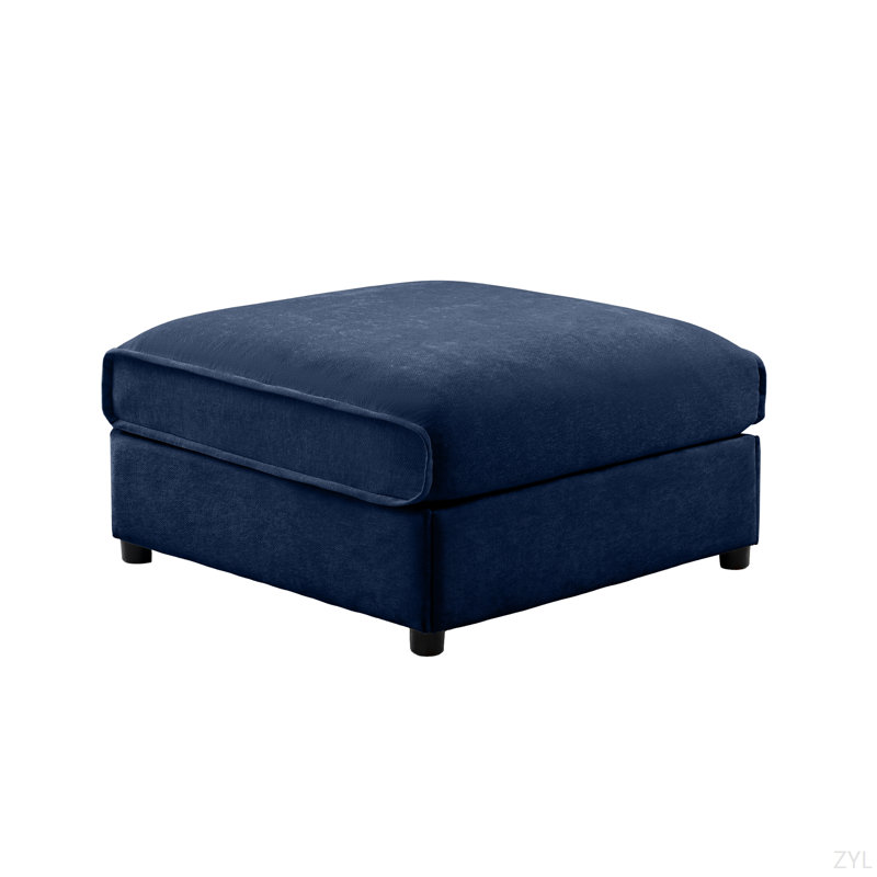 24 Chic Sofa Ottoman, Blue