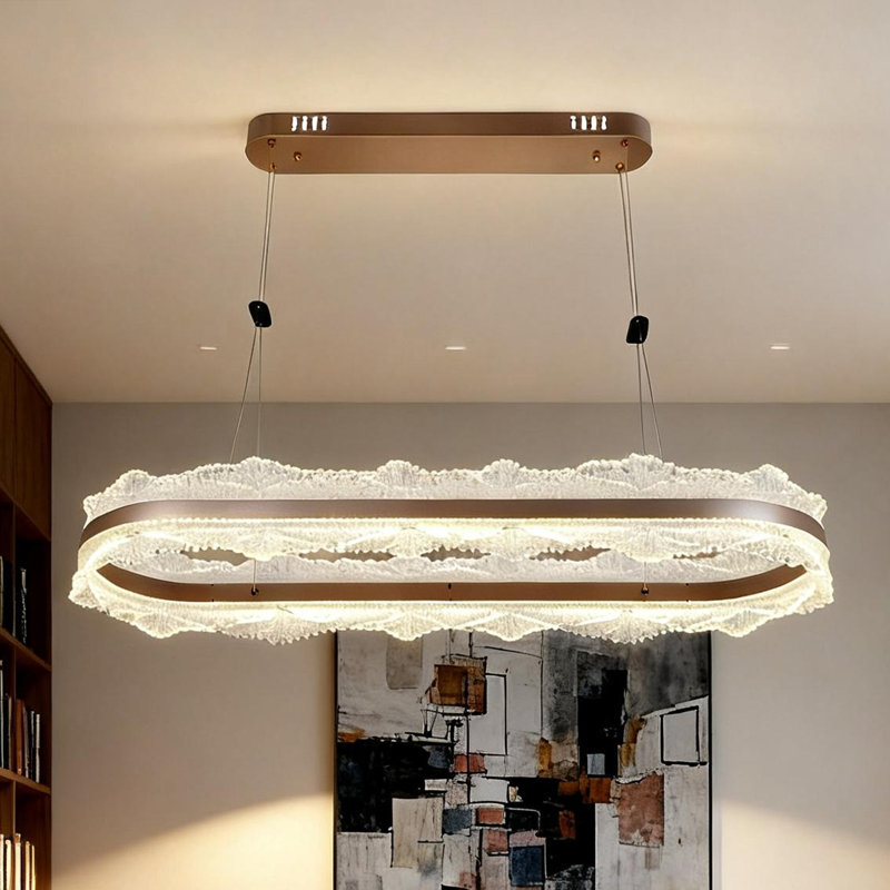 Modern Glamour Wave Chandelier