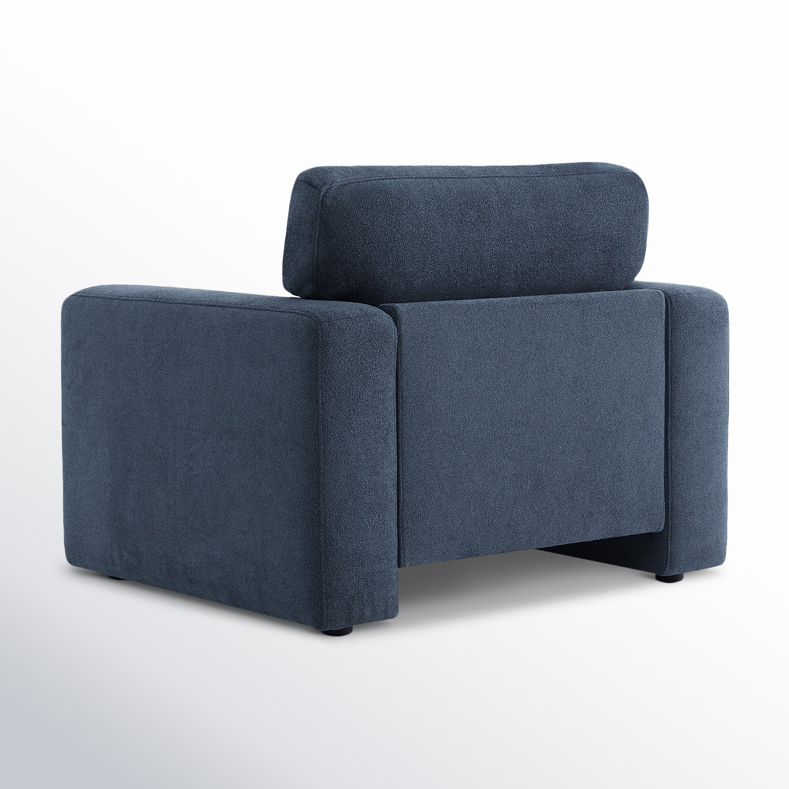Ives Linen Armchair, Elite Indigo