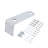 The Renovators Supply Inc. Halo 23.5'' Tempered Glass Vitreous China Rectangular Bathroom Sink with Faucet
