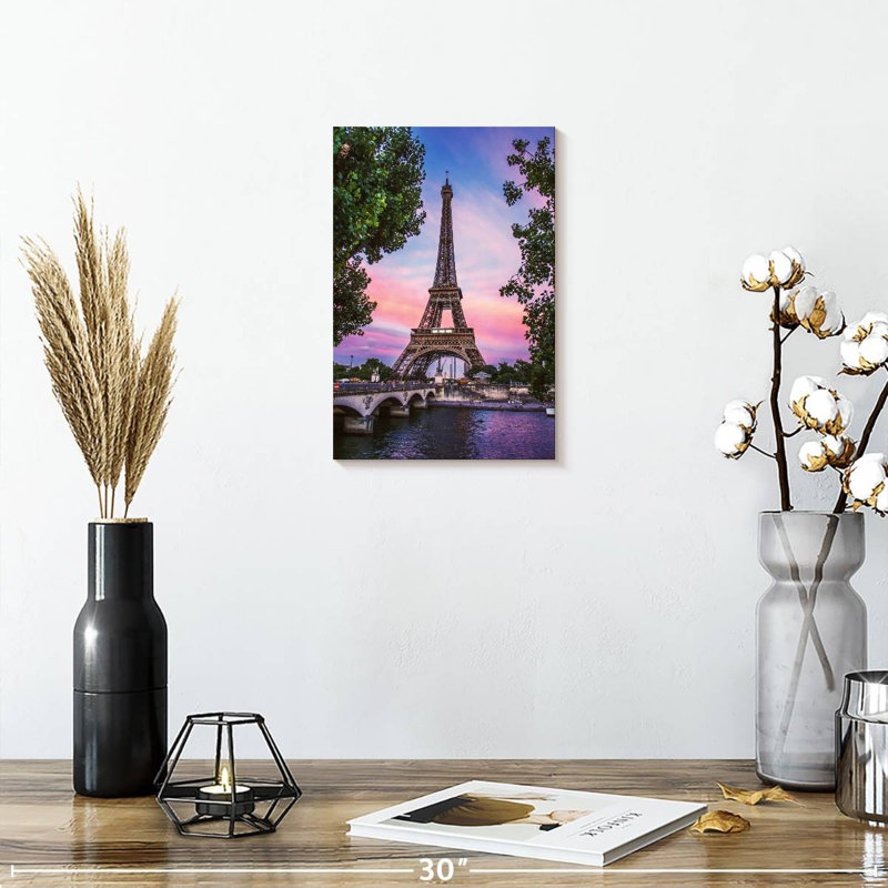 Aime, Tour Eiffel emblématique de Paris, H 39 po x l 26 po
