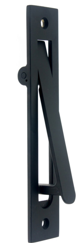 Solid Brass Edge Pull, Matte Black