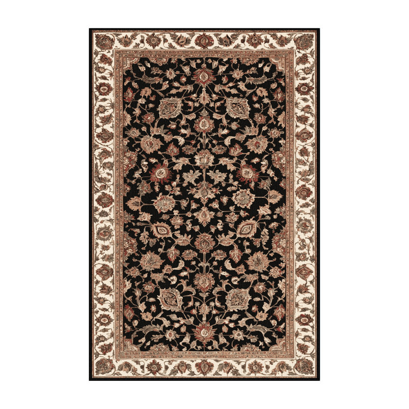 Tapis brun lavable à la machine, Tapis de couloir 2 pi x 5 pi