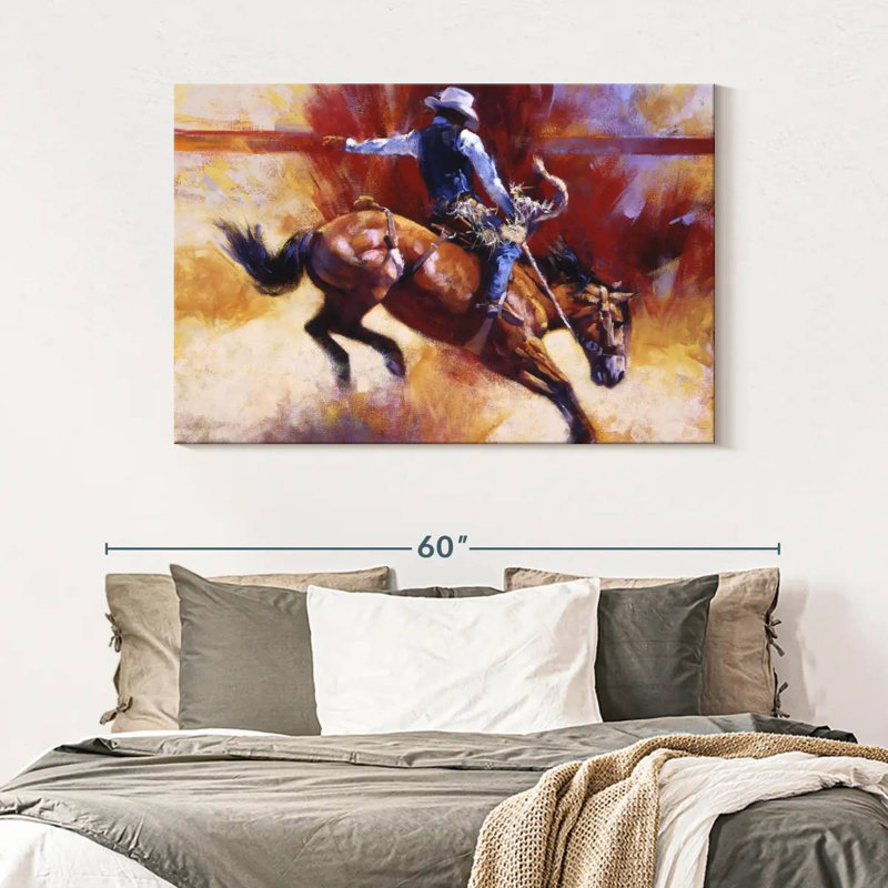Sireci Yeehaw, 32" H x 48" W