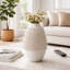 Sagebrook Home 14" Arroyo Medium 3D Printed Porcelain Vase, Ivory-791541146