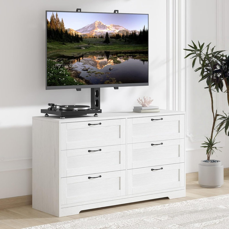 TV Stand for TVs up to 78", White