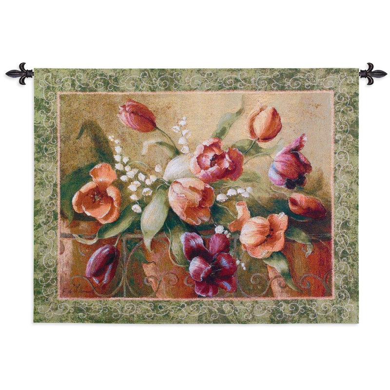 Tapisserie «Classical Terrace Tulips» par Fabrice DeVilleneuve