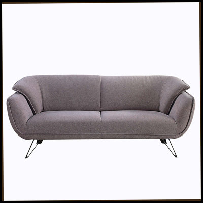 Dalya Grey Linen Sofa