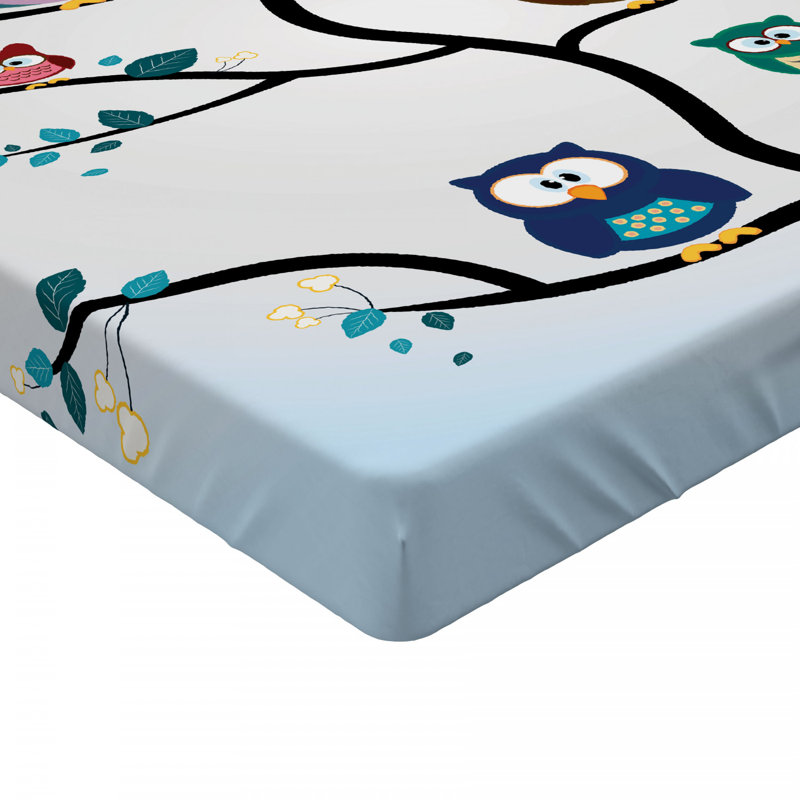 Drap-housse hibou, Simple