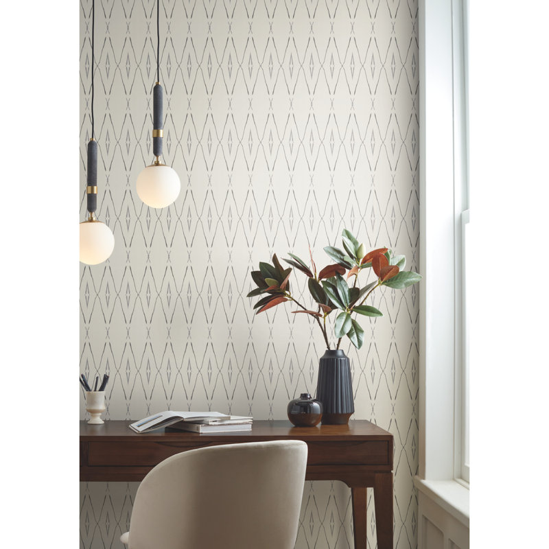 Artifact Silhouettes Geometric Wallpaper Double Roll, Savanna
