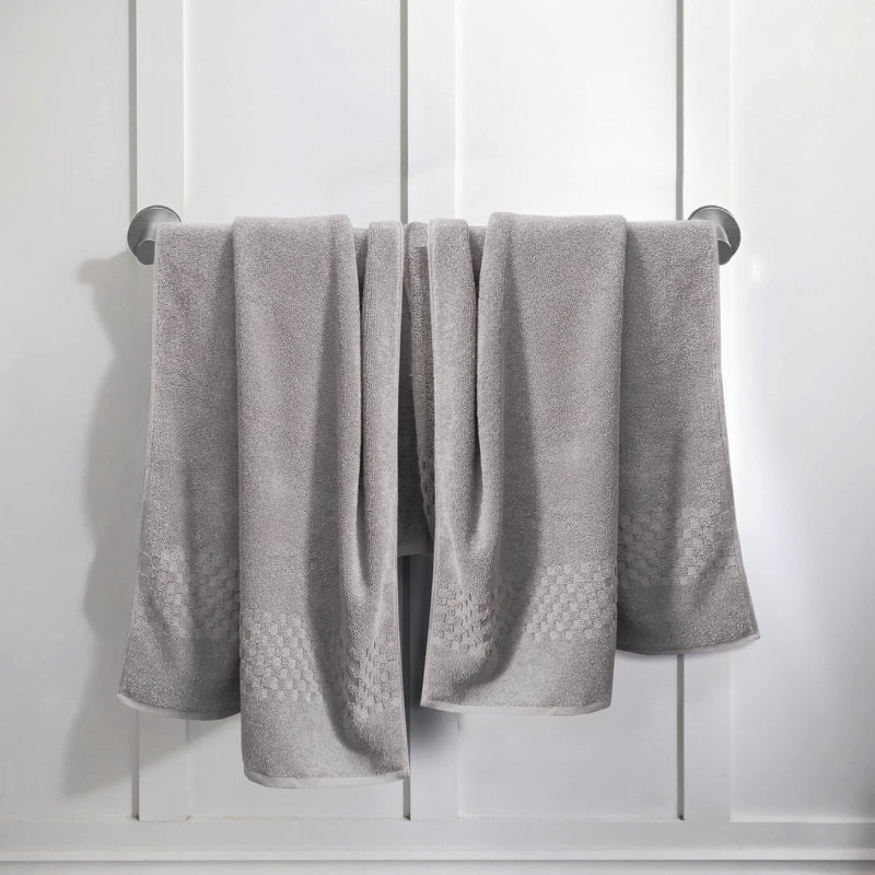 6 Piece 100% Cotton Towel Set | Combed Cotton Bath Towels, Hand Towels & Washcloths | 625 GSM Super Absorbent, Quick Dry, Plush, Double Stitched