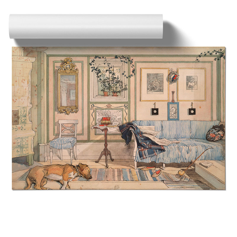 Cosy Corner by Carl Larsson - Frameless Print, 42cm H x 59cm W x 0.1cm D