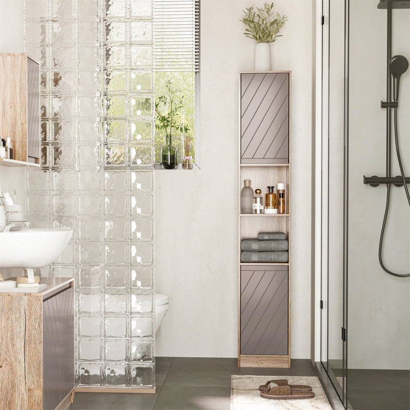 Sheetal Freestanding Linen Cabinet