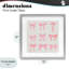 Imprimé sous-verre rose à rubans coquette, design par Emily Navas-240744420-240744422
