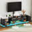 TV Stand with Swivel Mount and Power Outlet, LED Entertainment Center for TVs-399968039-369574550
