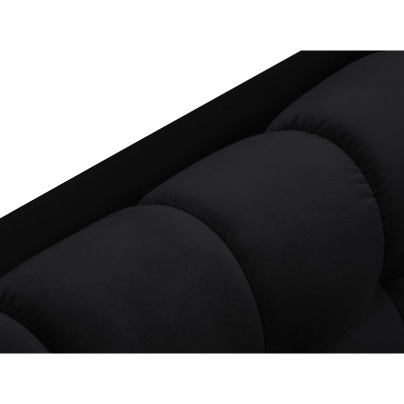 Adoraim 5 Seater Corner Sofa , Left Hand Facing, Black, Black