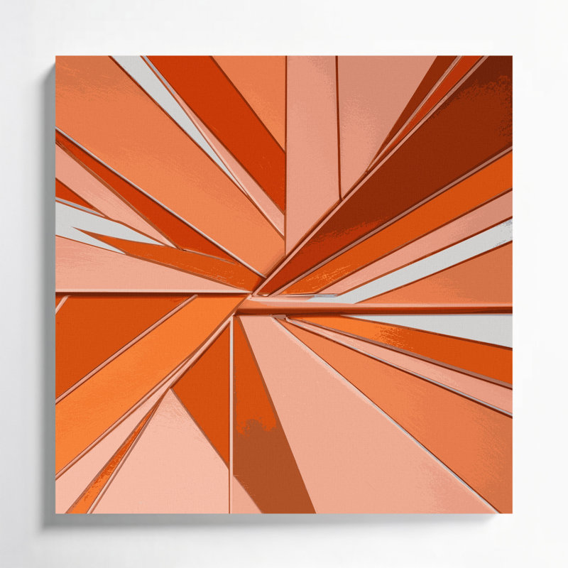 Art mural rigide sur toile rigide, H 32 po x l 32 po