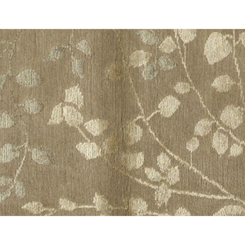 Hand Knotted Area Rug in Straw