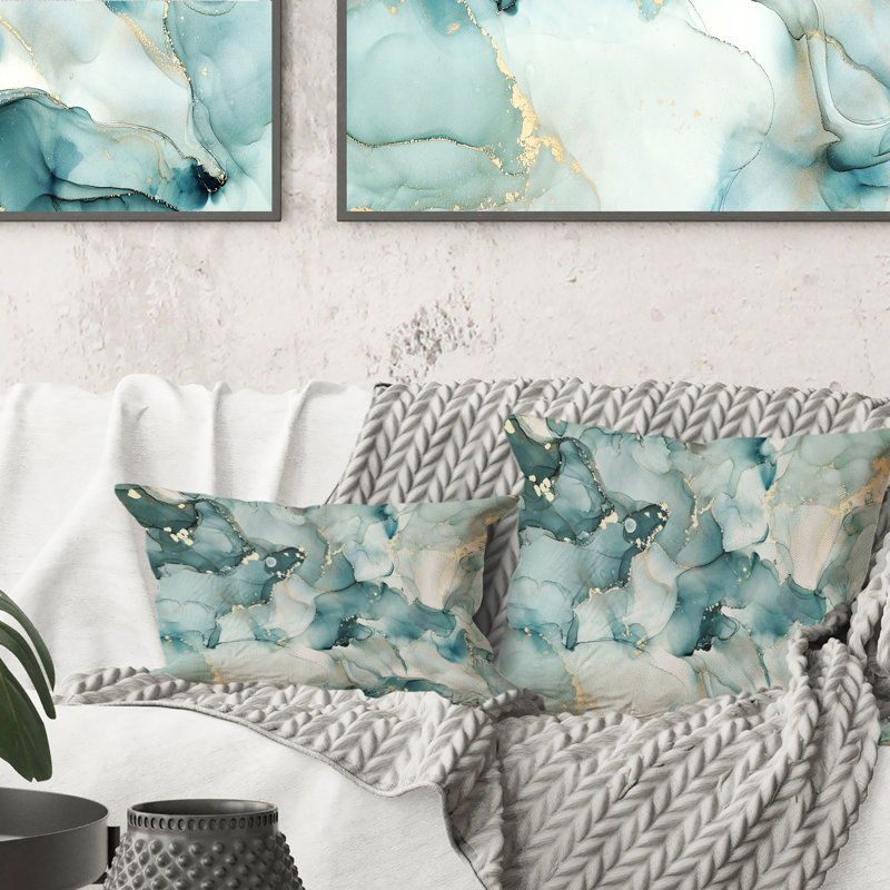 Coussin Blue Luxury, 18 po x 18 po
