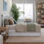 Lit plateforme en bois massif Asparas avec pied de lit et lit gigogne-631275358-631275345