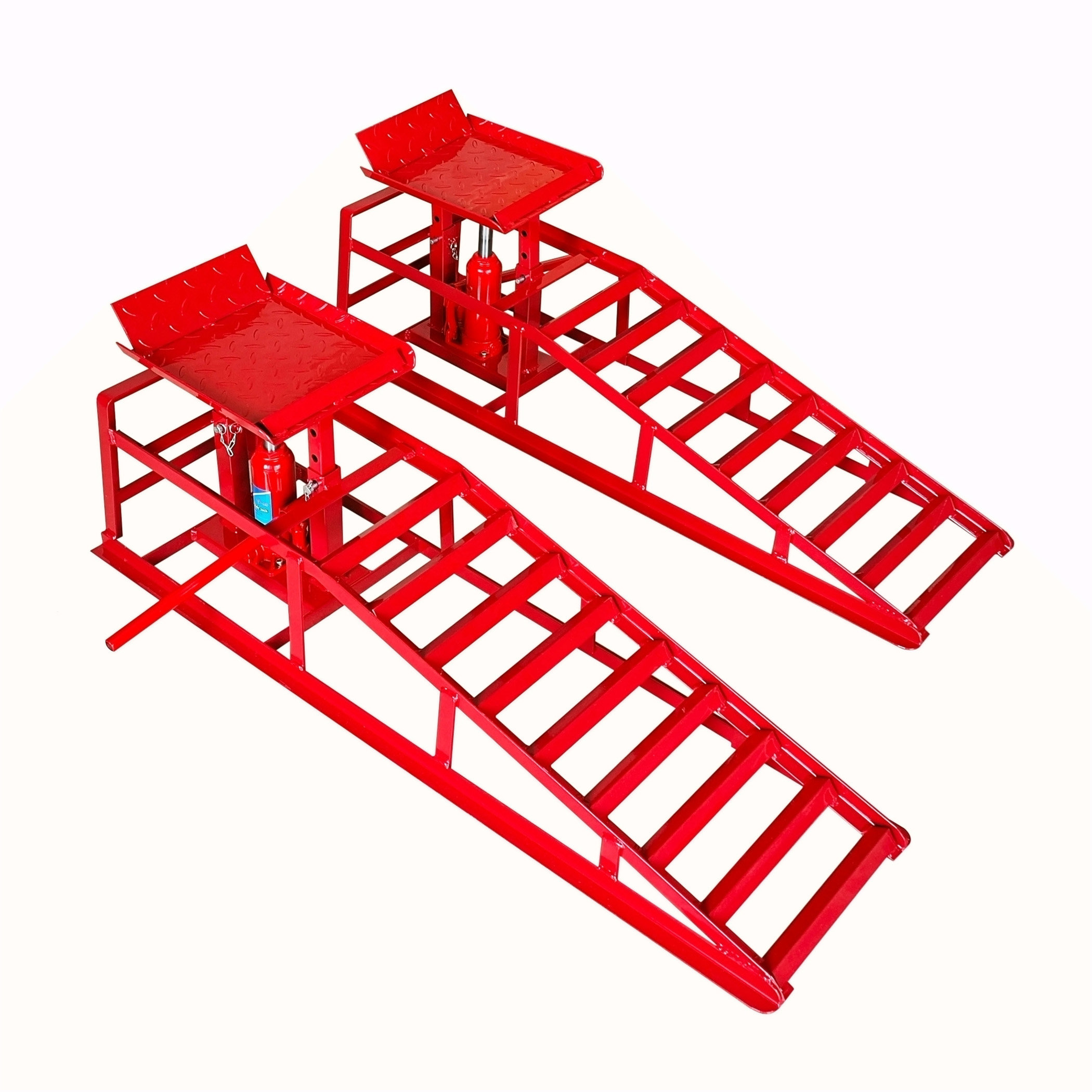 HANGZHOUSHANGYI Hydraulic Car Ramps, 2 Pack Car Ramp High Lift ...