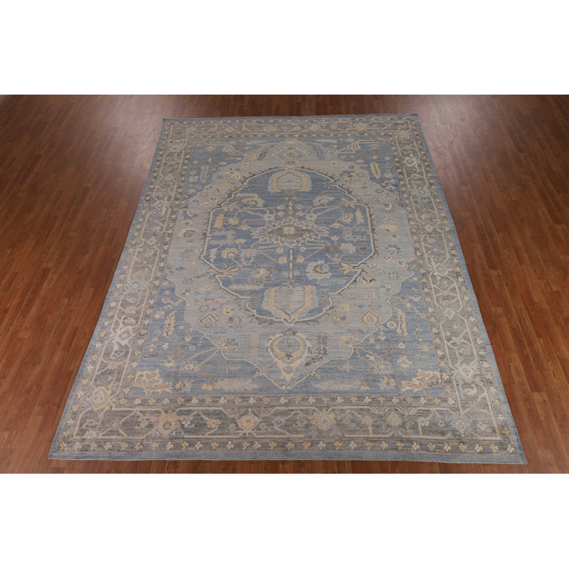 Vegetable Dye Oushak Turkish Area Rug
