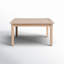 Table basse carrée en bois massif Amina