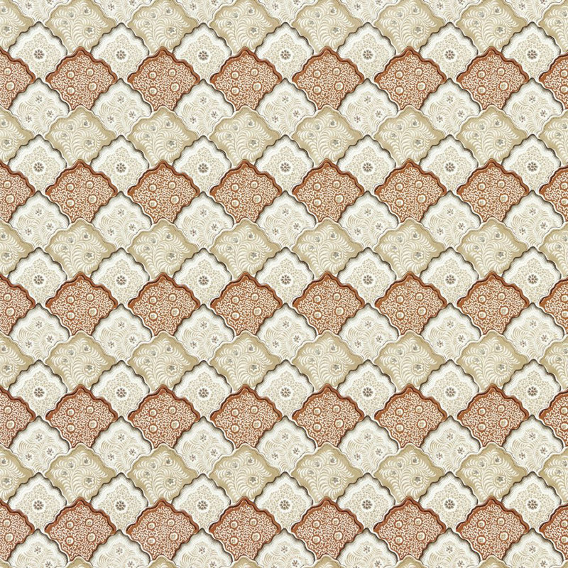 Tissu lin malais Akira, Cognac