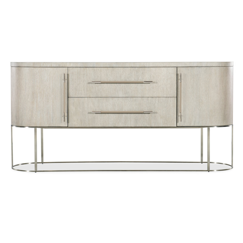 Modern Mood 76"Server, Light Wood/Diamond