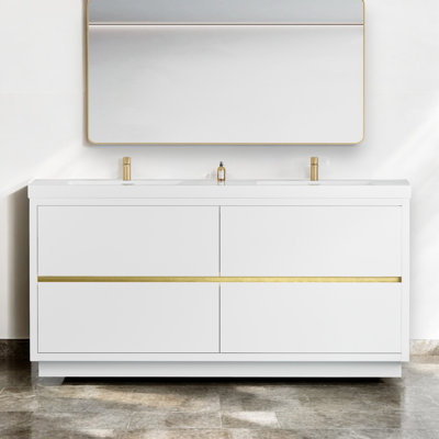 Beira 71" Double Bathroom Vanity
