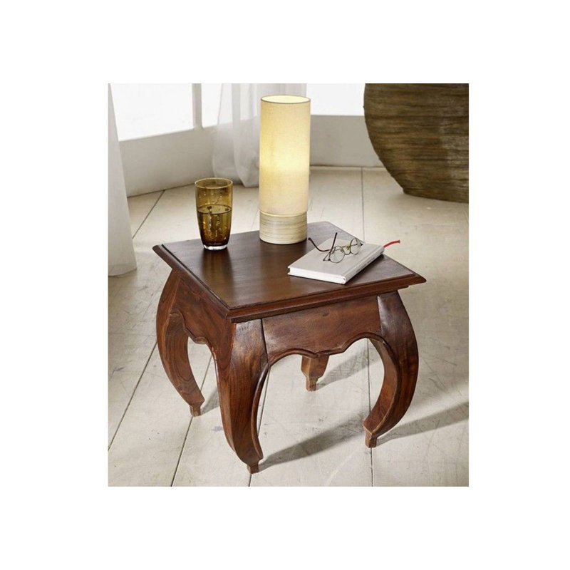 Opium 45cm W Solid Wood Bedside Table