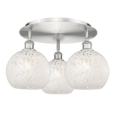 Bernda Glass Semi Flush Mount