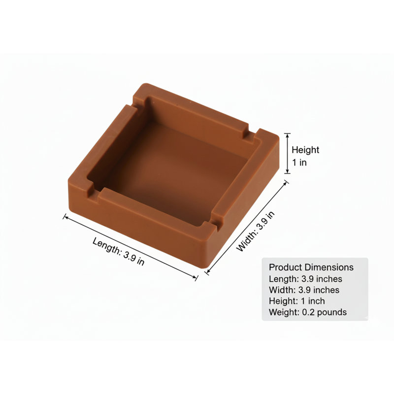 Cendrier en silicone Visol Elora