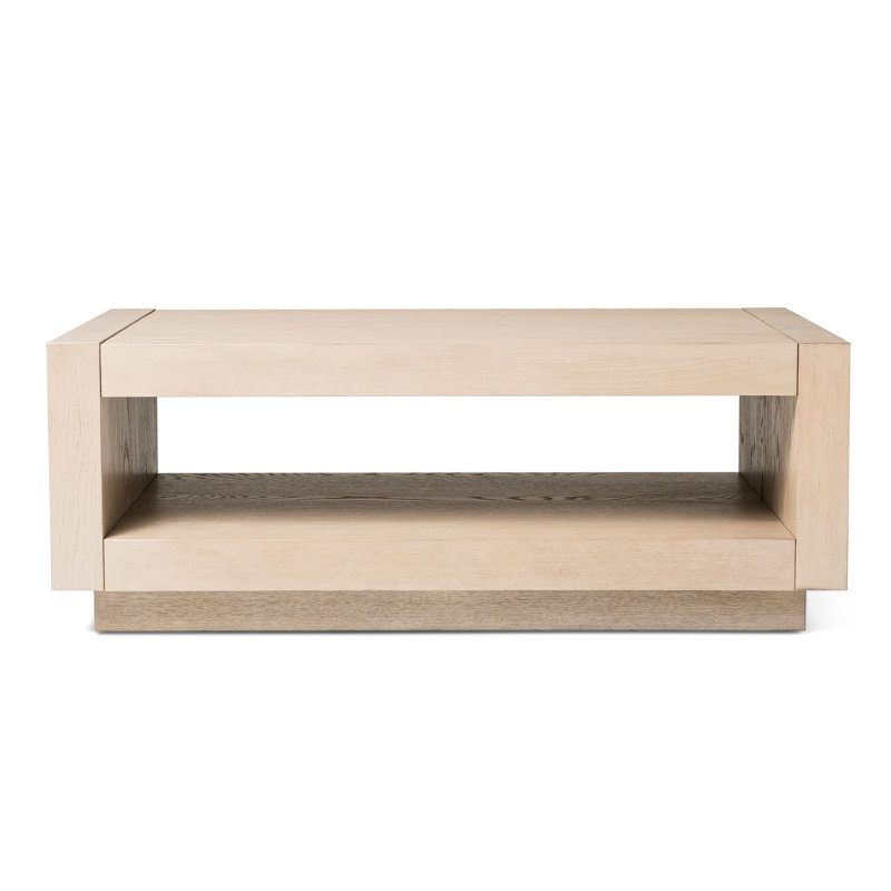 Maven Lane Artemis Contemporary Wooden Coffee Table, Refined White