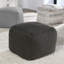 Prism 18" Wide Handwoven Square Pouf-761080669